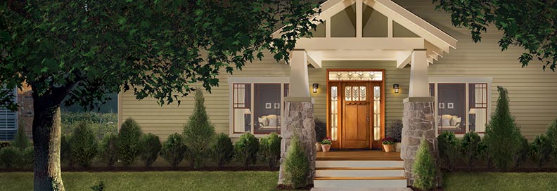 Wahpeton home featuring ThermaTru door