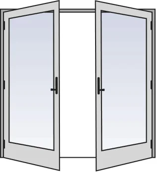 hinged-french-patio-doors diagram of hinged french patio doors