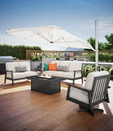 HomecrestFurniture_SeatingCollections_362x418jpg homecrest revive cushion collection surrounding fire table and shaded by soren umbrella