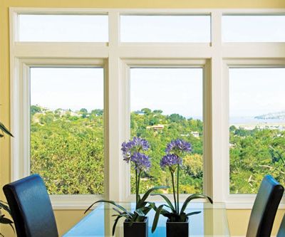 home interior dining room casement windows showcase landscape