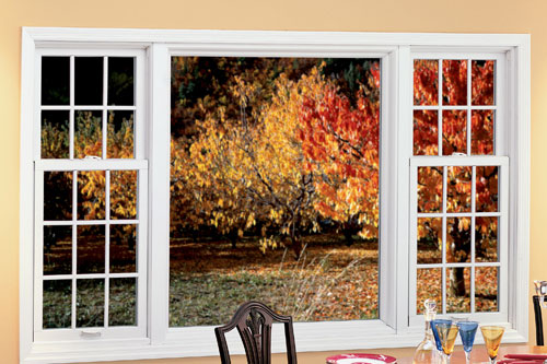 home interior dining room kitchen window pairs with double hung windows with decorative grilles
