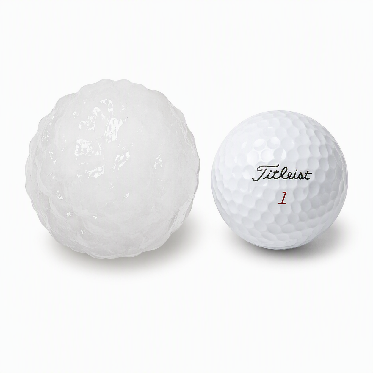 Softball size hail comparison